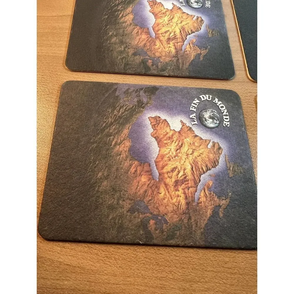 12 La Fin Du Monde Quebec Canada excellent VTG beer Coasters